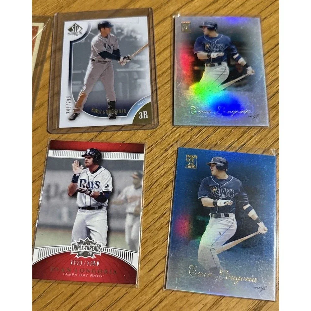 Evan Longoria Cal Ripken Robinson Cano Hank Majeski Topps UD Lot 11 Cards